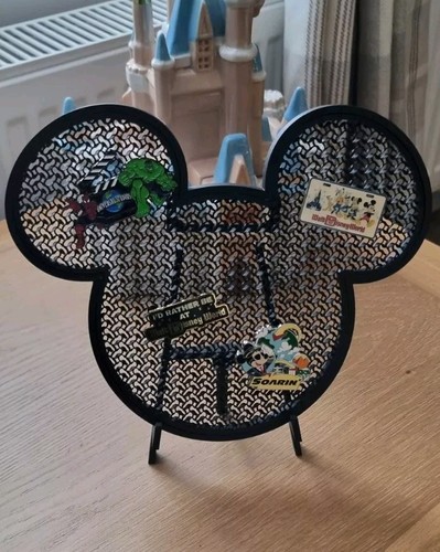 Disney mickey pin badge holder - disney,