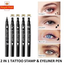 Eyeliner Pen with Stamp Tattoo