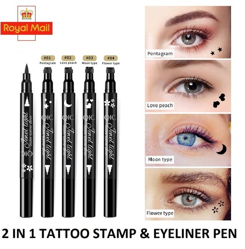 Eyeliner pen with stamp - eyeliner,