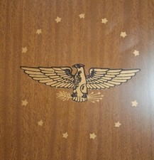 1 Vintage ARTEX Folding TV Tray Snack Serving Table w/ Stand