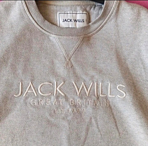 Jack wills grey - crew, neck
