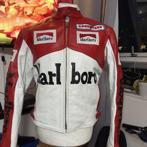 Vintage marlboro racing biker - vintage,
