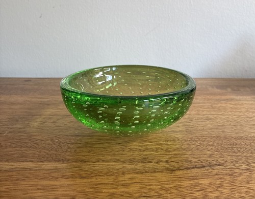 Vintage green bullicante - bullicante, glass