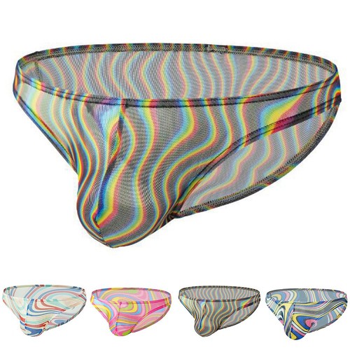 Men sporty print underpants - sporty,