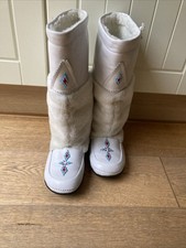 White Tall Moccasin Eskimo