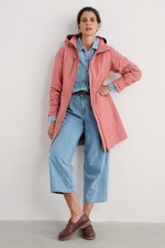 Seasalt Women's Petite Coverack Waterproof Coat Rose Dew