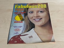 Fabulous 208 Magazine 4 May 1974 David Cassidy Radio Luxembourg Rod Stewart