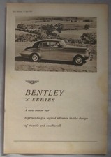 1955 Bentley S series Original advert No.1