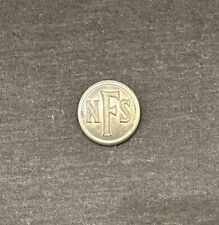 Genuine Vintage Antique NFS Fire Brigade Tunic Button. Fireman. Not Helmet. AFS.