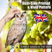 Realistic owl decoy deterrent - realistic,