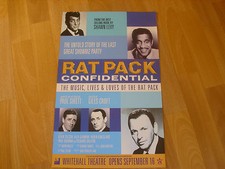 RAT PACK Confidential Based on Shawn Levy Book WHITEHALL Theatre Original Poster