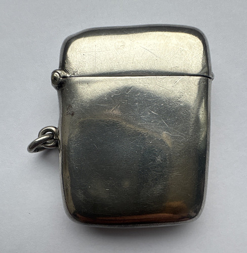 Sterling silver vesta case - sterling,