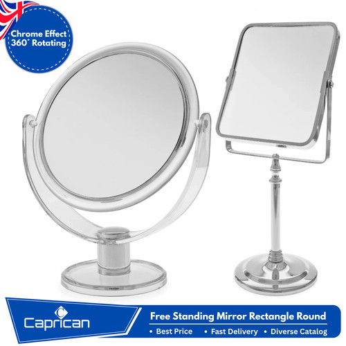 Free standing mirror make - standing, up