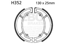 EBC Brakes Plain Motorcycle Replacement Brake Shoes For Honda H352