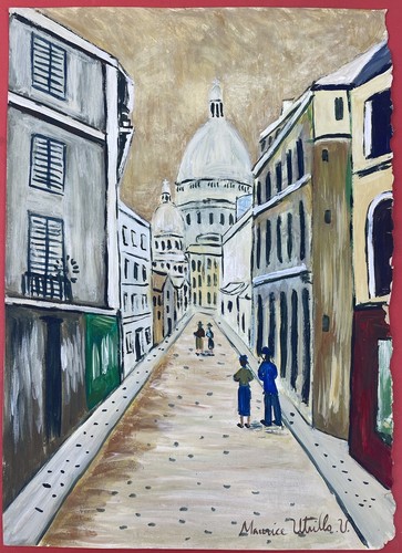 Maurice utrillo - utrillo, (handmade)