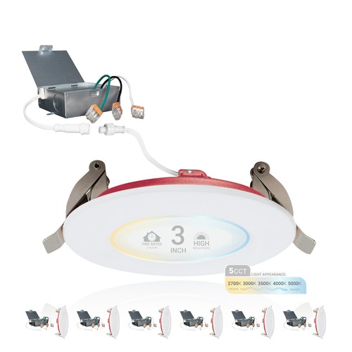 Fire rated inch led - rated, recessed