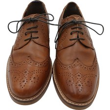 Jasper Conran Men's Brown Brogue Leather Shoes Size UK 9 Used