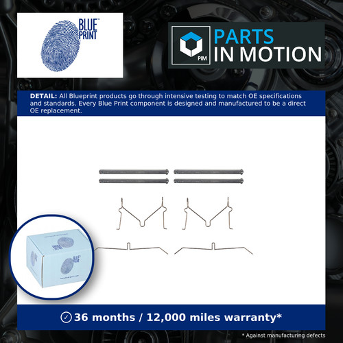 Brake pad fitting kit fits - pad,