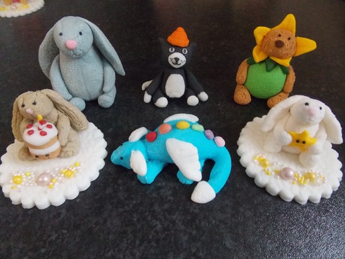 Edible fondant sugar - fondant/sugar, various