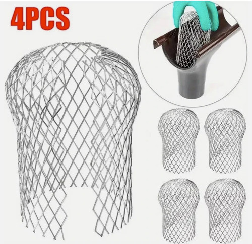 4pcs metal aluminum gutter - 4pcs,