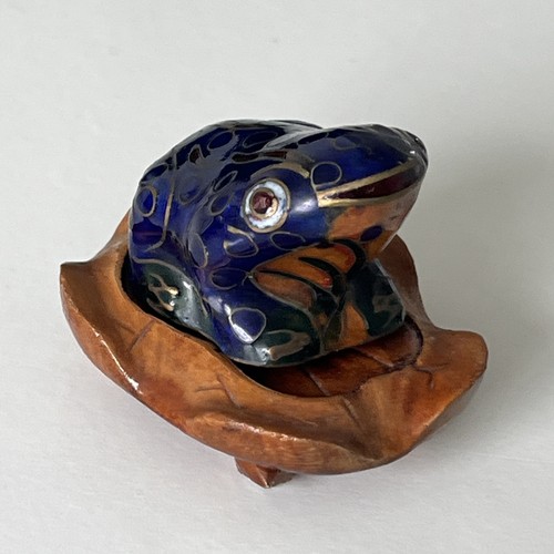 Vintage small blue - , cloisonne