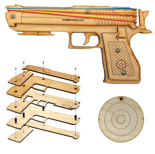 Wooden rubber band - rubber,