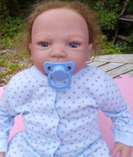 Real Life Reborn Baby Doll Vinyl Lifelike Doll - 18 INCHES HIGH WITH DUMMY
