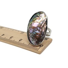 Ring Rainbow Paua Shell