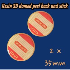 Lambretta Italia Resin 3D Sticker Scooter Li Sx Tv LD tool box forks body frame