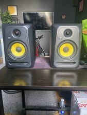Pair - KRK Rokit RP5 G3 Classic 5 Active Studio Monitor Speakers Black/Yellow