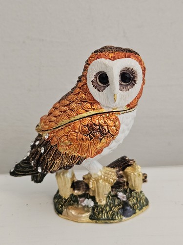 Vintage owl trinket box - vintage,