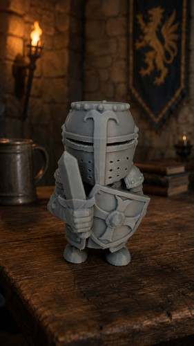 Medieval knight statue - knight,