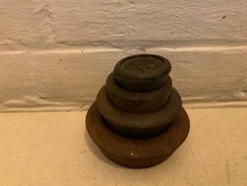 Avery  Cast Iron Round  Weights    2 lb, 1 lb, 8 oz , 4 oz