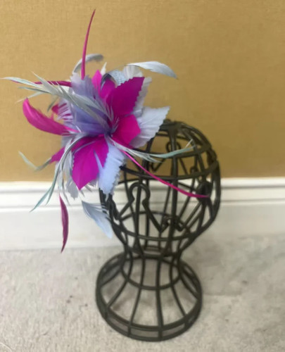 Ladies elegant flower - ladies, feather