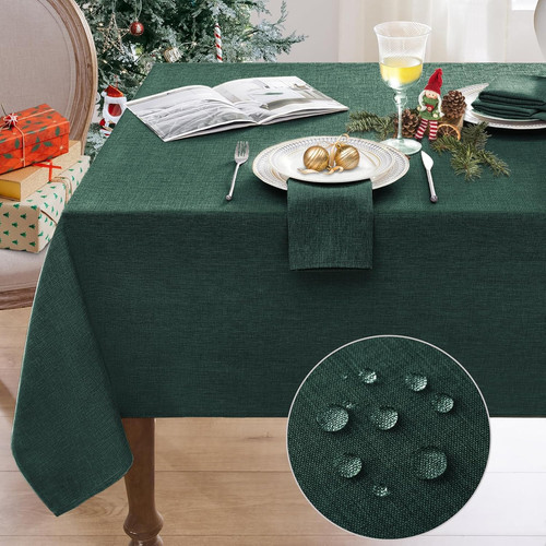 Christmas dark green table - christmas,