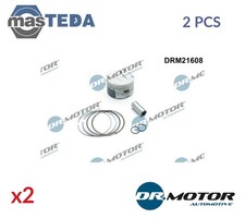 DRM21608 ENGINE PISTON & RINGS DRMOTOR AUTOMOTIVE 2PCS FOR VW POLO,CADDY II MPV