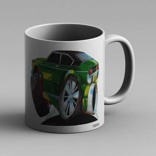 Kartoons koolart mug - koolart, ford