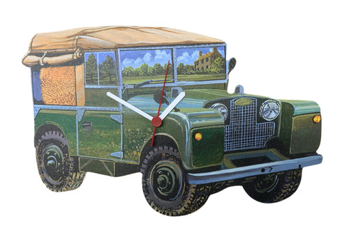 Land rover series - rover, clock