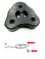 Exhaust Back Box Rubber Hanger