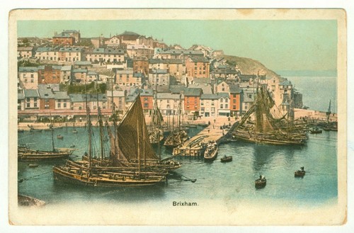 Brixham devon 1907 - devon, postcard