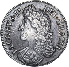 1687 Crown - James II British