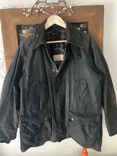 Vintage barbour bedale grey - bedale,