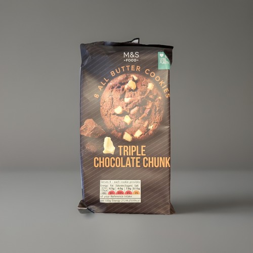 Triple chocolate chunk - m&s,