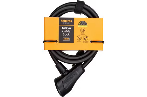 Halfords 185cm cable - 185cm, new