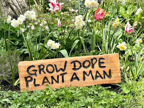 Handmade wooden grow dope - handmade,
