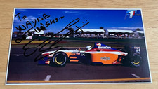 Vincenzo Sospiri hand signed F1 photo - 1996 Lola T97/30 15x10cm