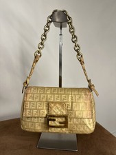 Fendi Small Mama Baguette Gold