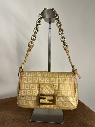Fendi small mama baguette gold - fendi,