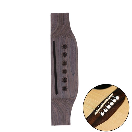 Acoustic guitar bridge - bridge, pins