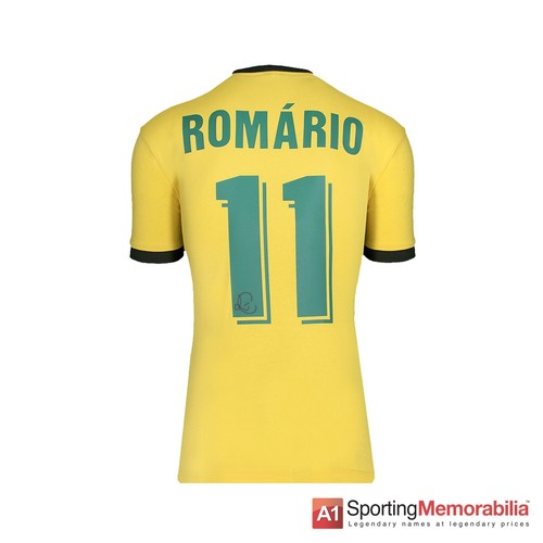 Romario signed brazil shirt - romario,